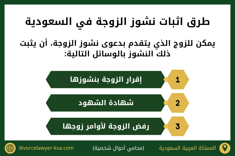 دعوى إثبات نشوز الزوج ضد الزوجة