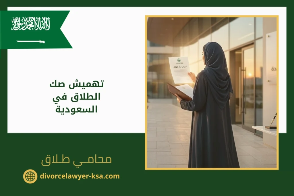 تهميش صك الطلاق