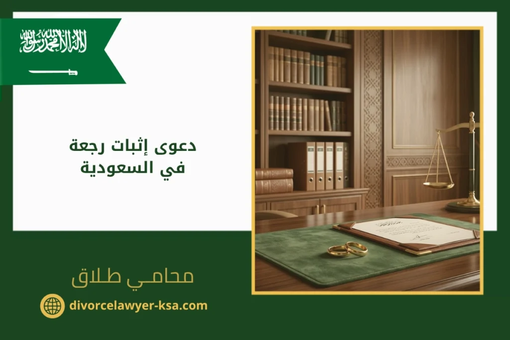 دعوى إثبات رجعة في السعودية