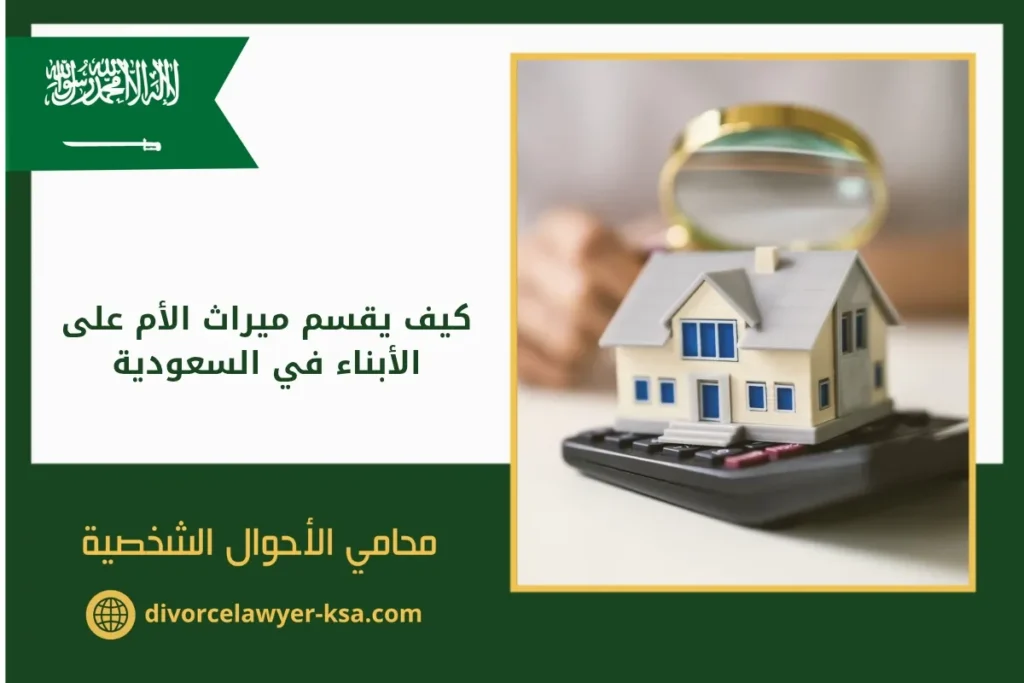 كيف يقسم ميراث الأم على الأبناء في السعودية