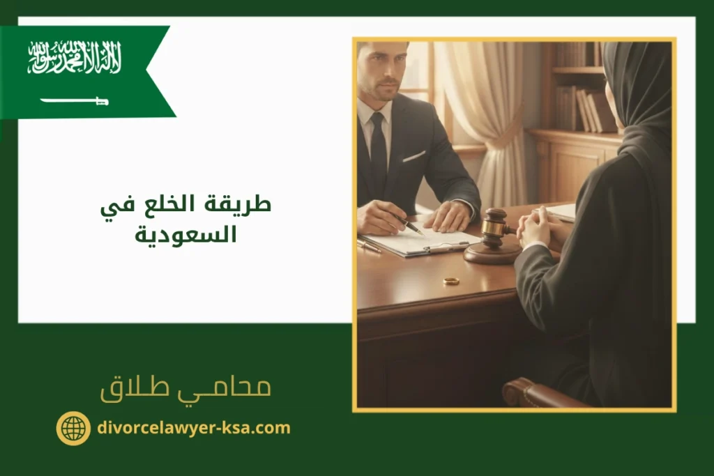 طريقة الخلع في السعودية