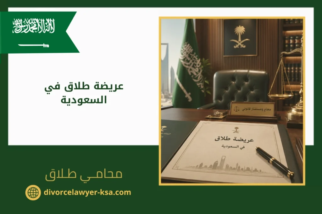 عريضة طلاق في السعودية